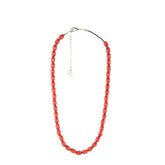 Vanessa necklace, dusty red