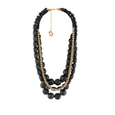 Casandra necklace, black