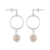 Selina earrings, ecru