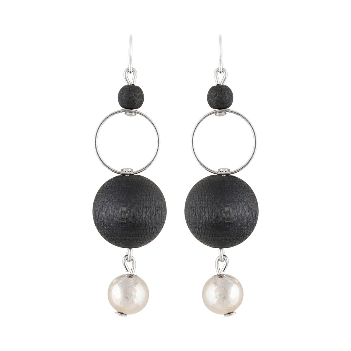 Ulrika earrings, black