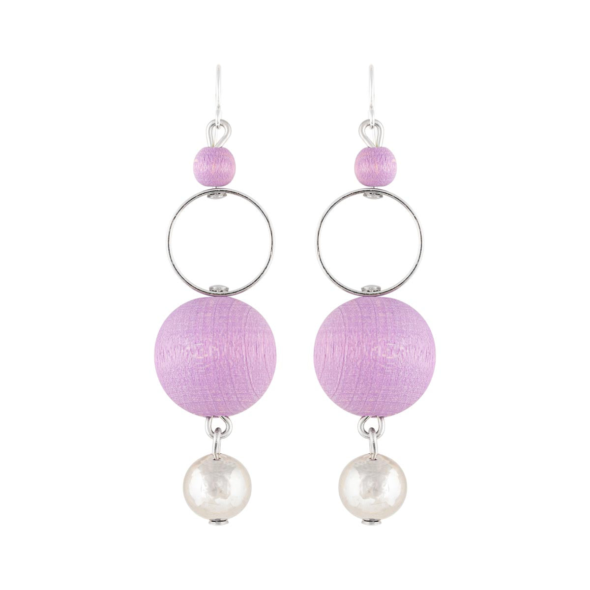 Ulrika earrings, purple