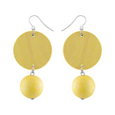 Apollo Mini earrings, citron yellow