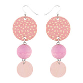 Apollo earrings, pink