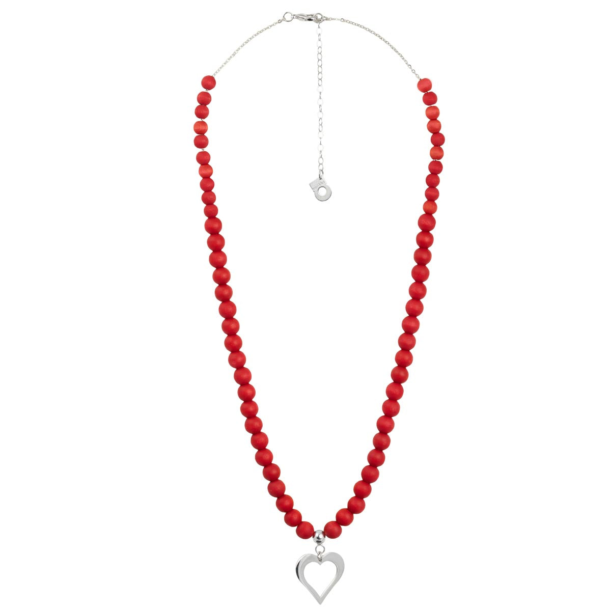 Valentine necklace, red