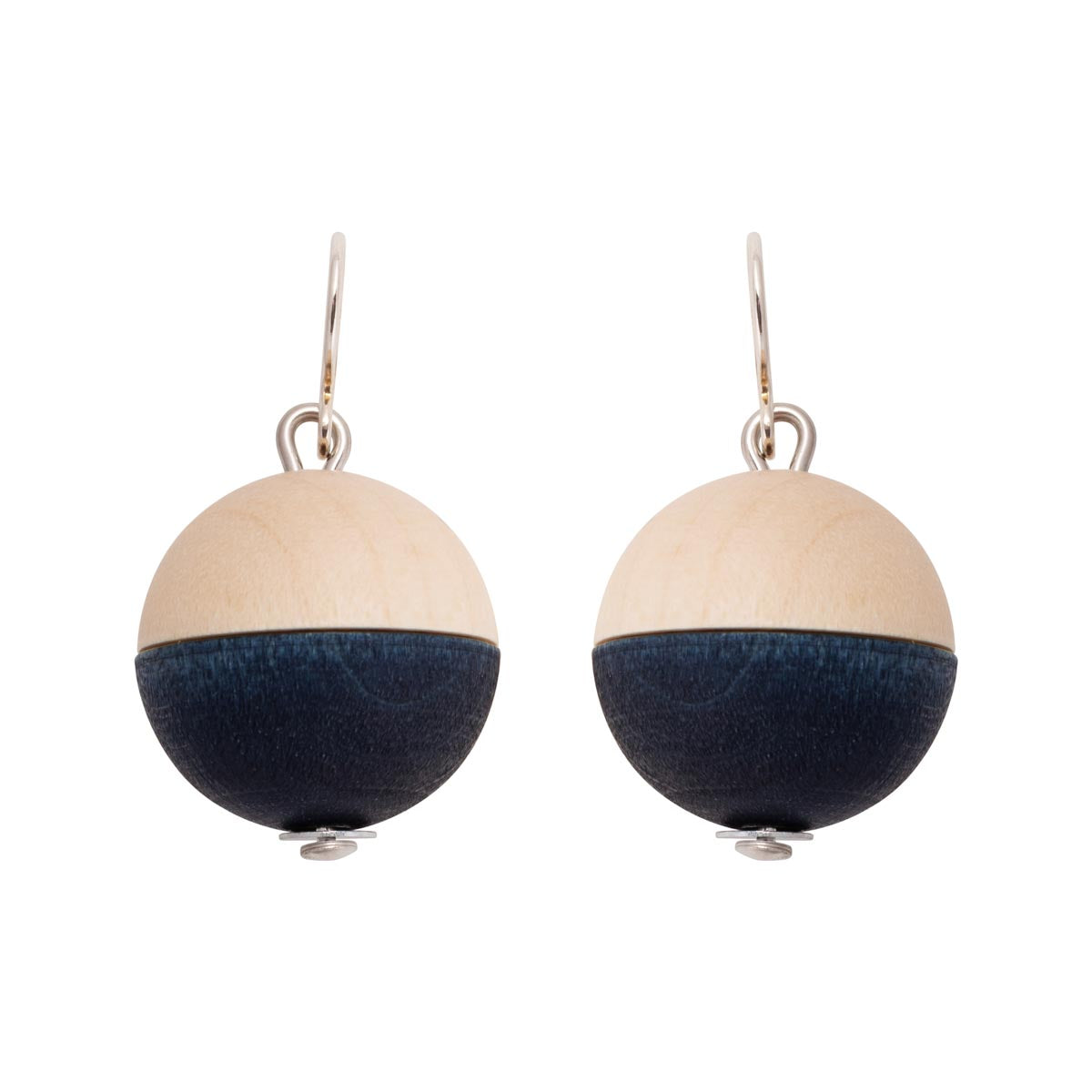Leila earrings, dark blue