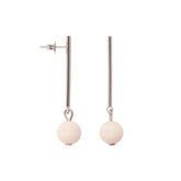 Lilli earrings, ecru