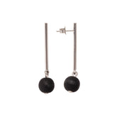 Lilli earrings, black