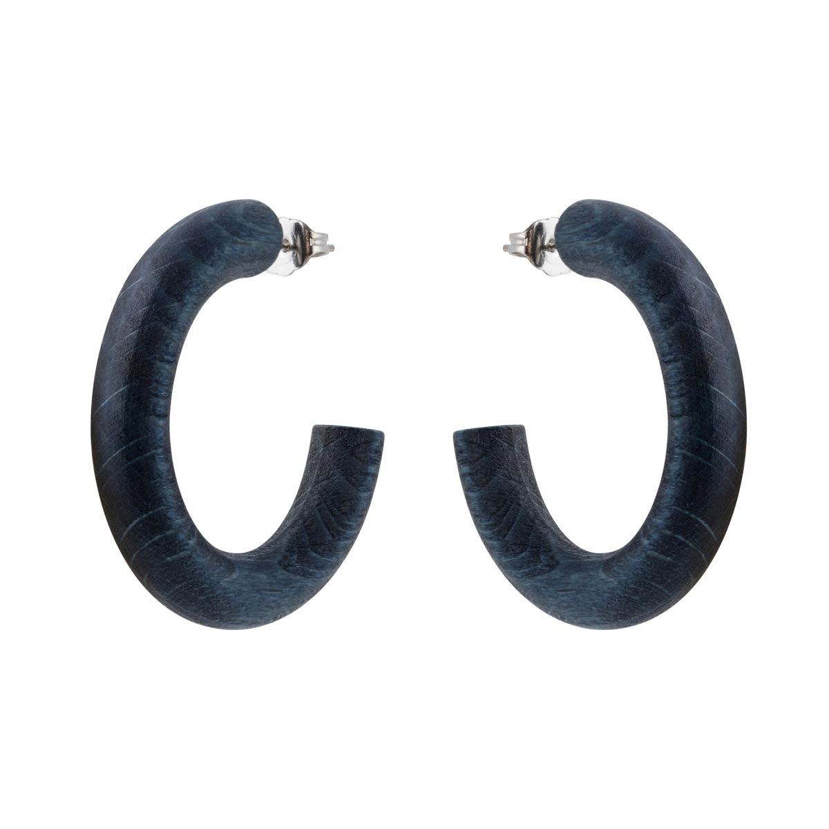 Kaarina earrings, dark blue