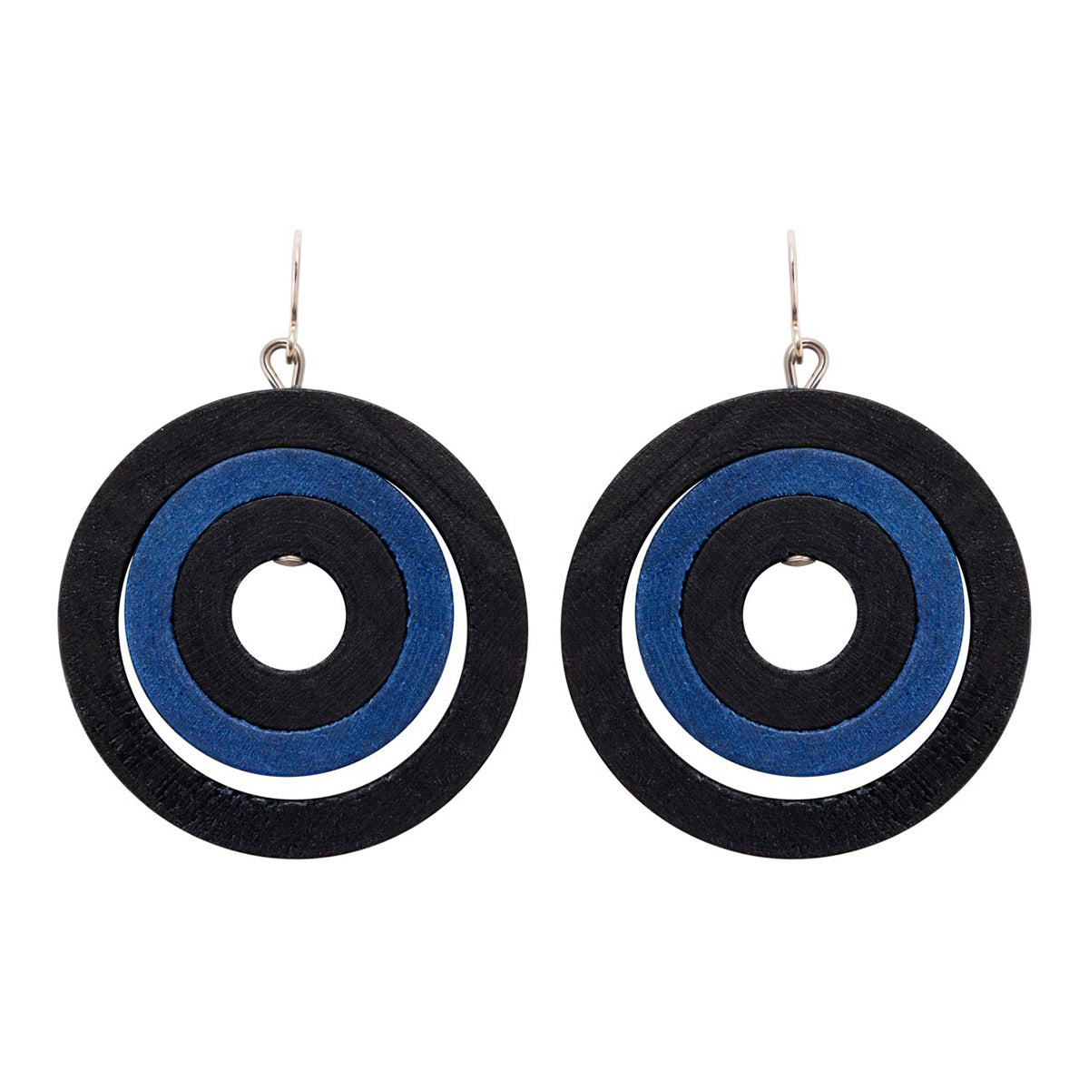 Olga earrings, dark blue