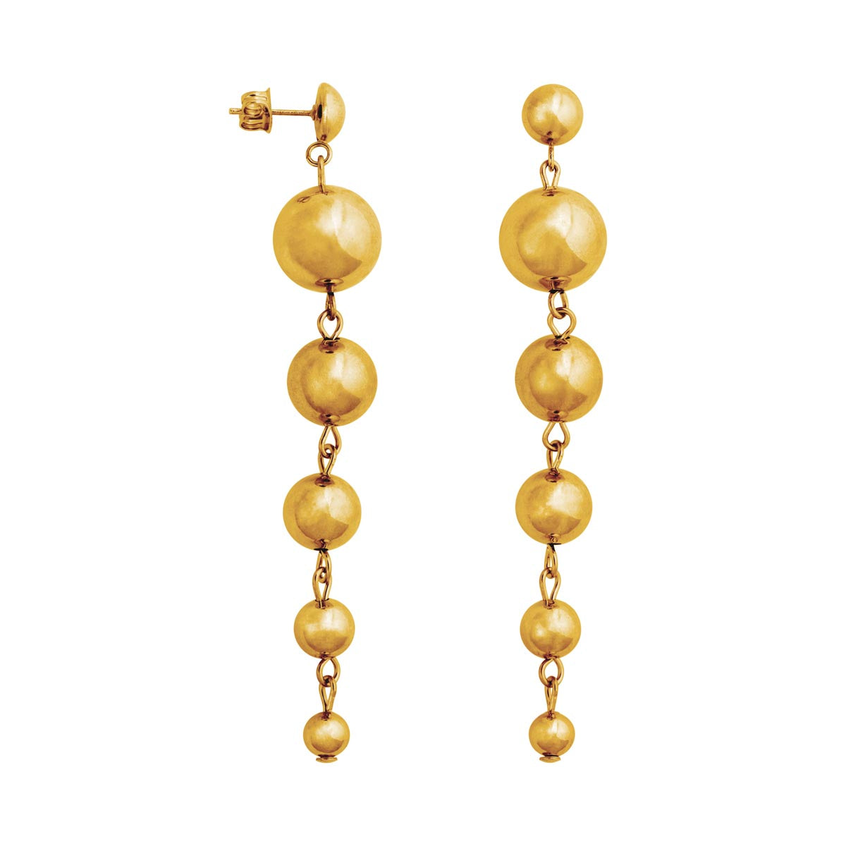 Sandra mini earrings, golden