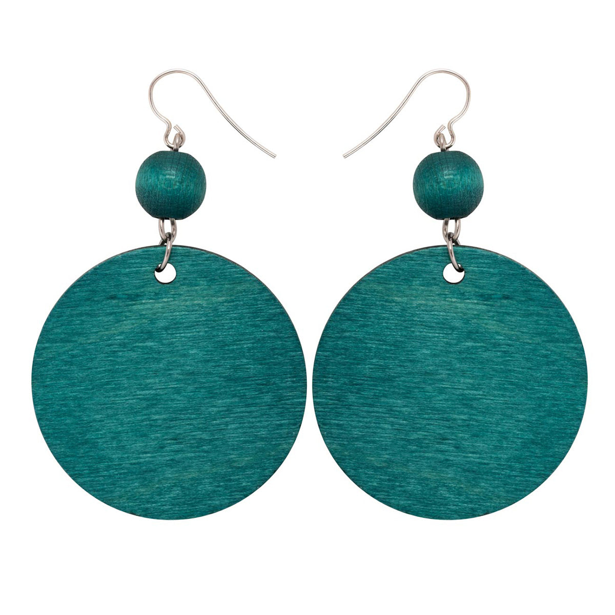 Karoliina earrings, dark turquoise