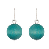 Karpalo earrings, aqua green