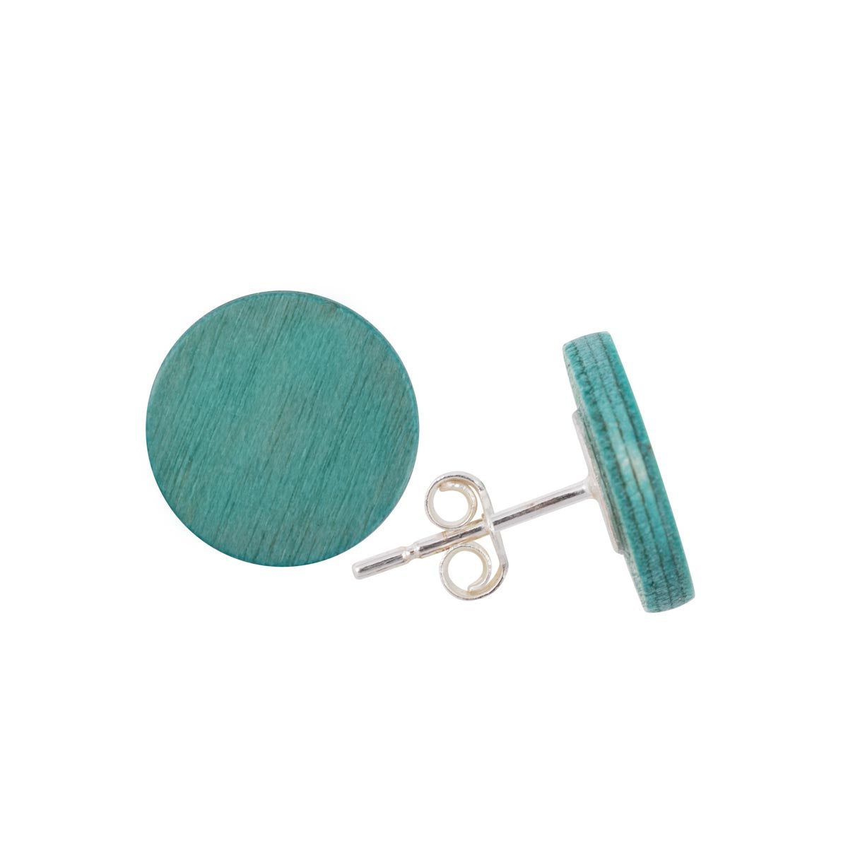 Nektariini earrings, aqua green