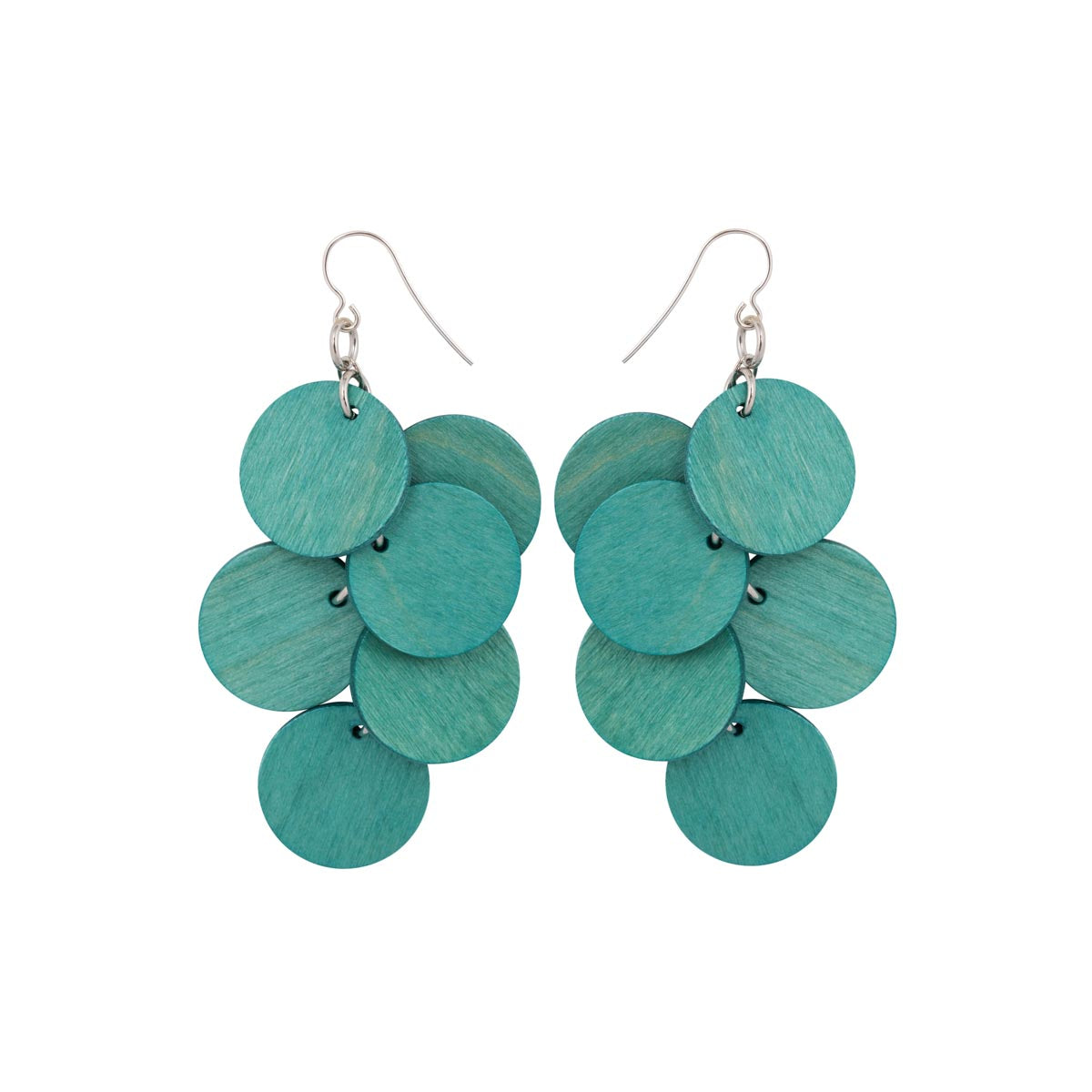 Juolukka earrings, aqua green