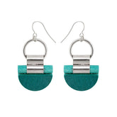 Kelohonka earrings, aqua green