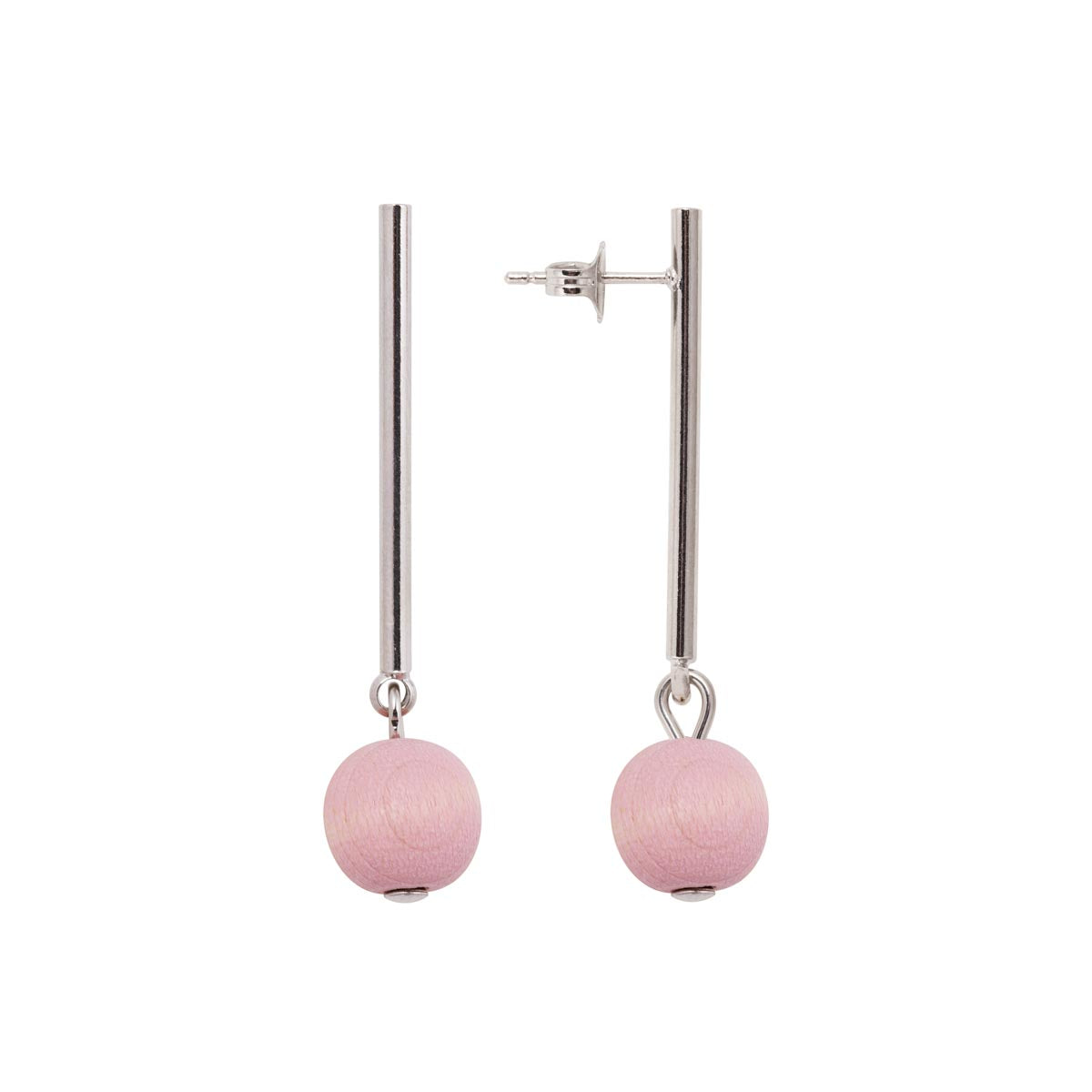 Lilli earrings, pink