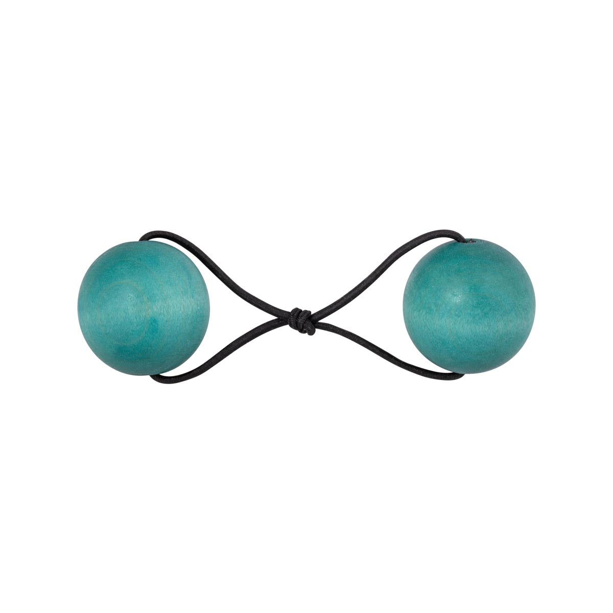 Pom pom hair band, aqua green