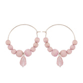 Amelia earrings, pink