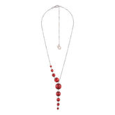 Sandra necklace, wine red