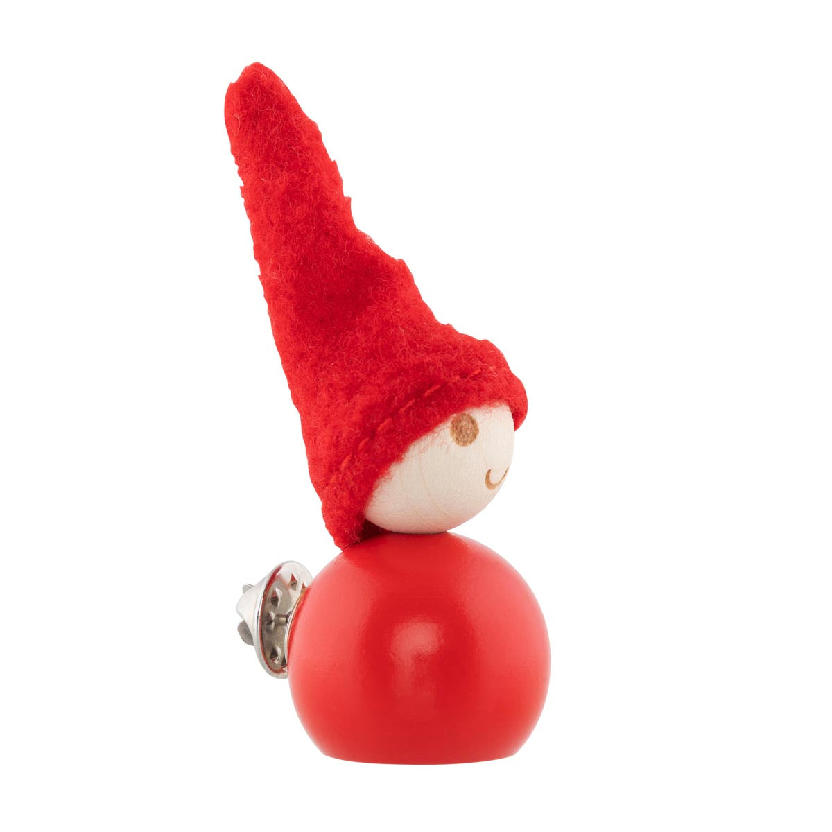 Elf pin, red