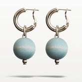 Valma earrings, light blue