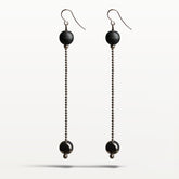 Tuuli earrings, black