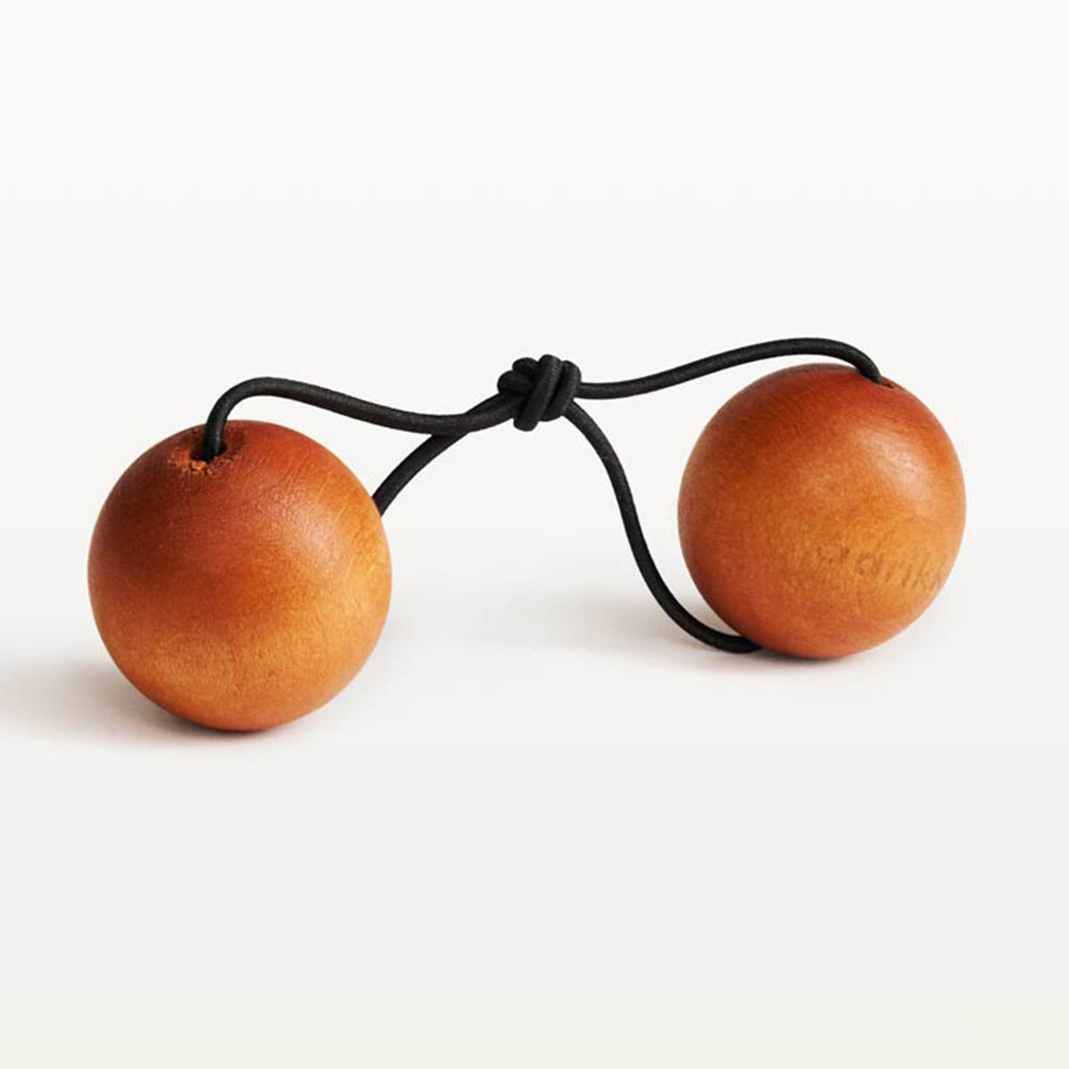 Pom pom hair band, copper