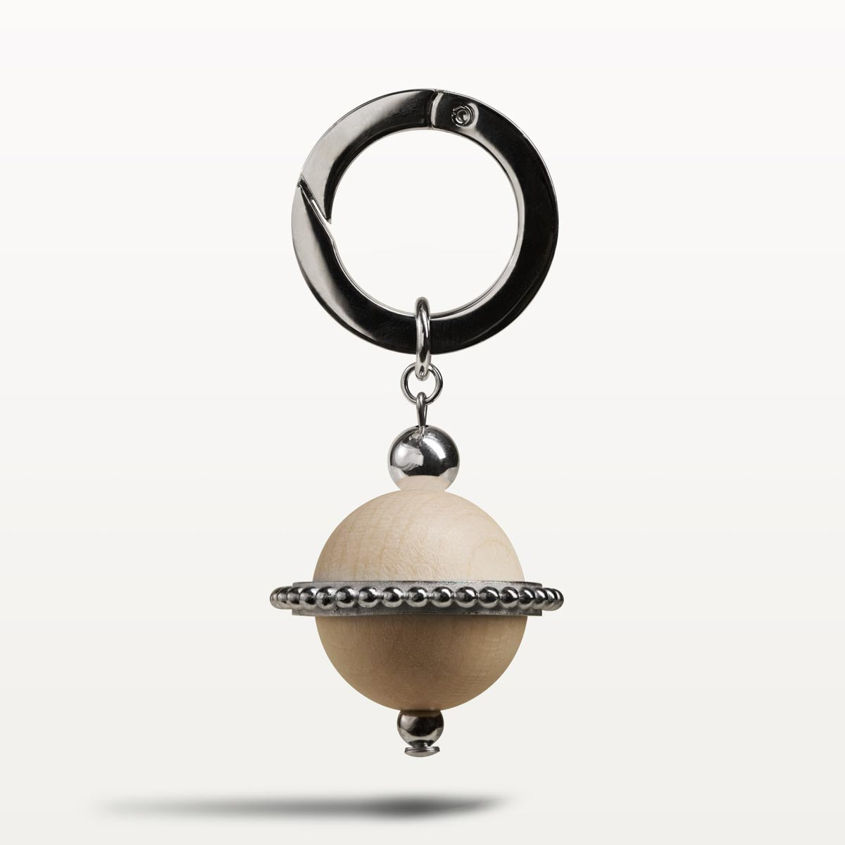 Nova key chain, varnished wood