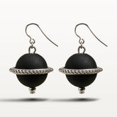 Nova earrings, black