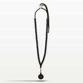 Naomi phone strap, black and gold