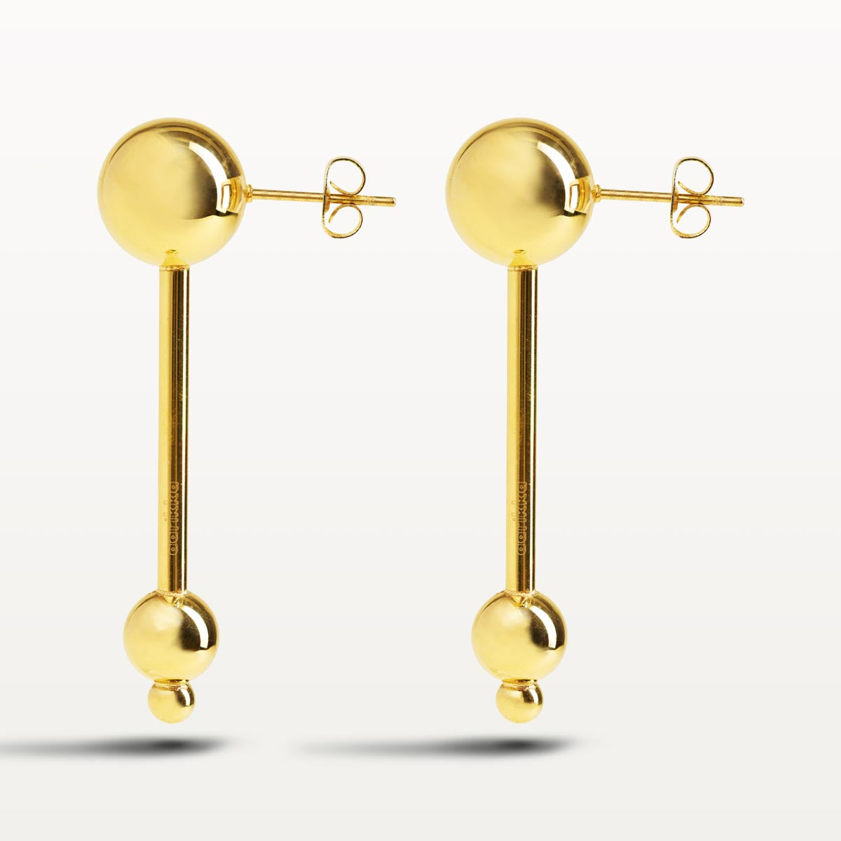 Elea earrings, gold