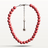 Sara necklace, blush pink