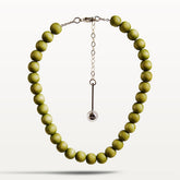 Sara necklace, khaki green