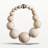 Gaala bracelet, varnished wood
