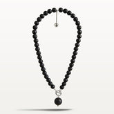 Valma necklace, black