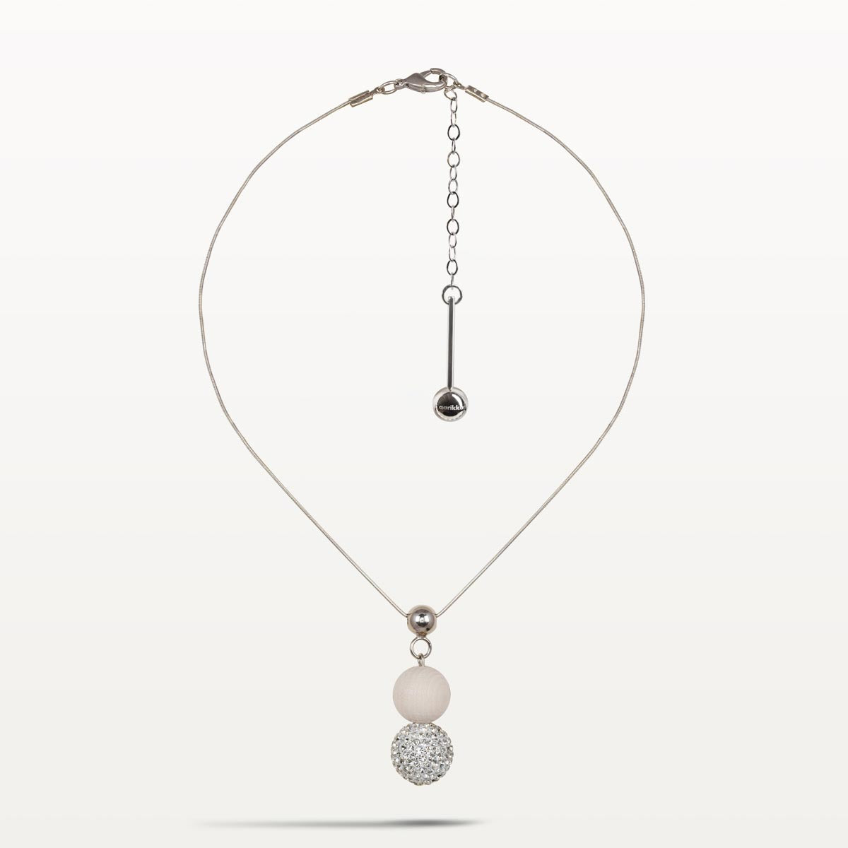 Glow necklace, ecru