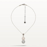 Glow necklace, ecru