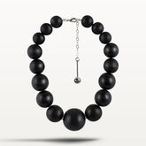 Olos necklace, black