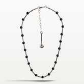 Mila necklace, black