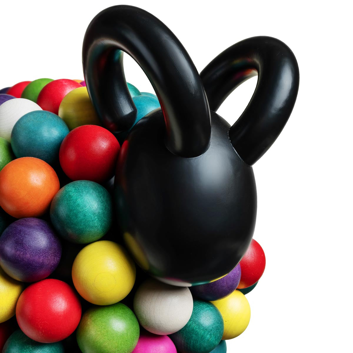 Pässi figurine, black and colourful