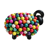 Pässi figurine, black and colourful