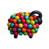 Pikkupässi sculpture, black and colourful