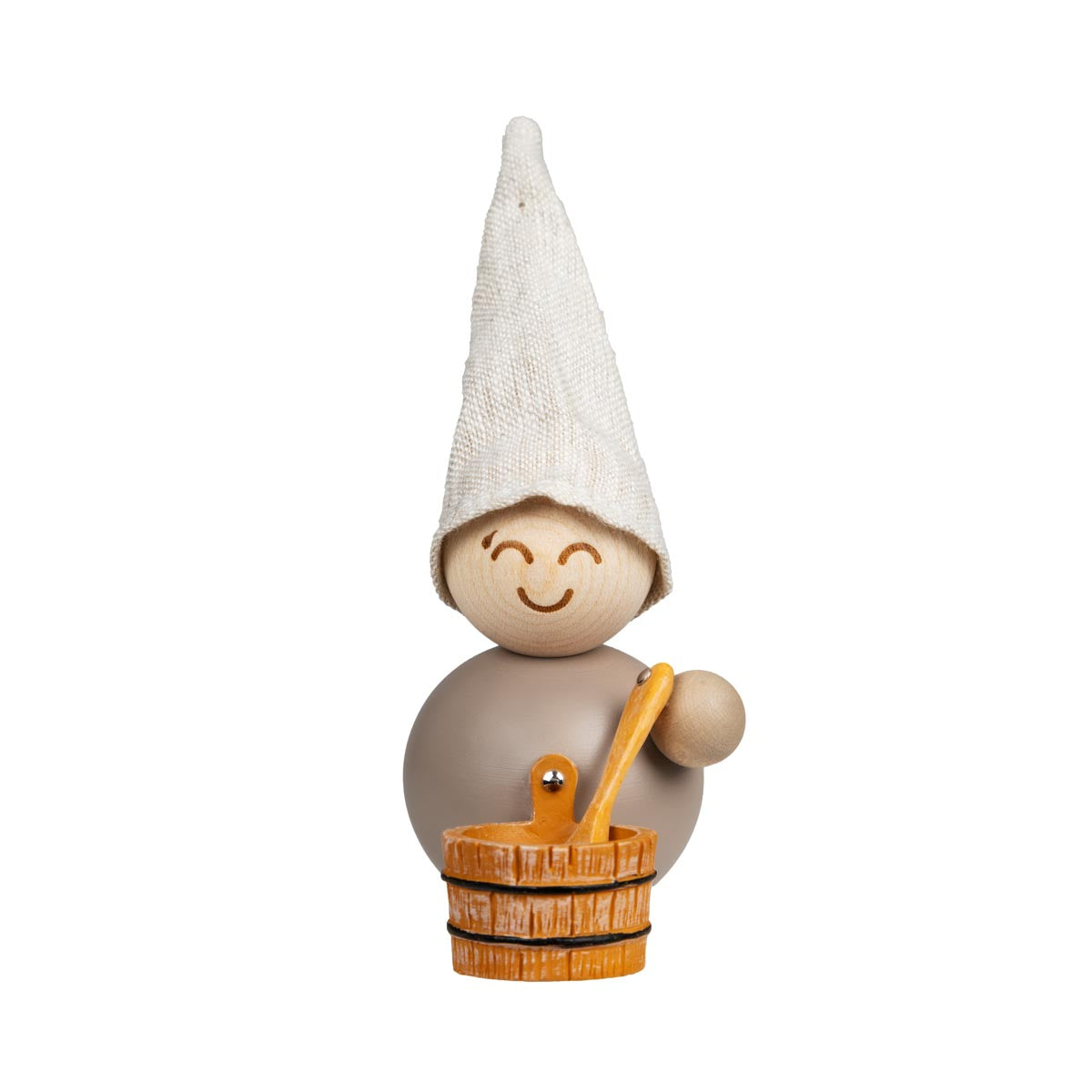 Sauna elf bucket and ladle, 11 cm
