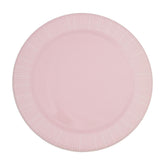 Viivat plate, pink, 18 cm