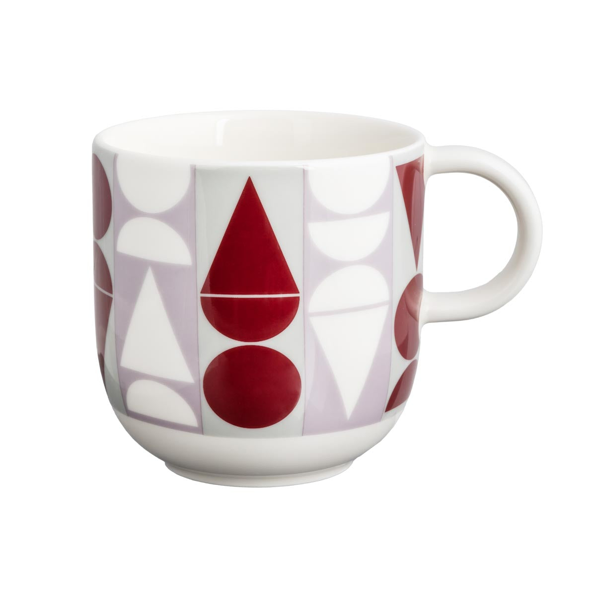 Puisto mug Elf Parade, 3,5 dl, grey and red