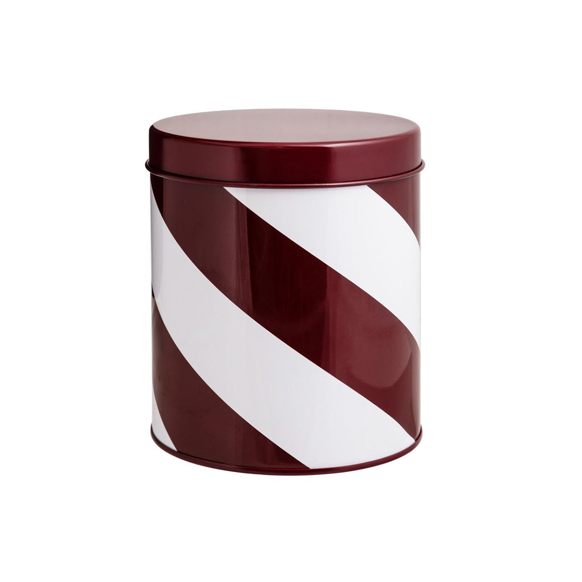 Riemuraita tin box, 12 cm, burgundy