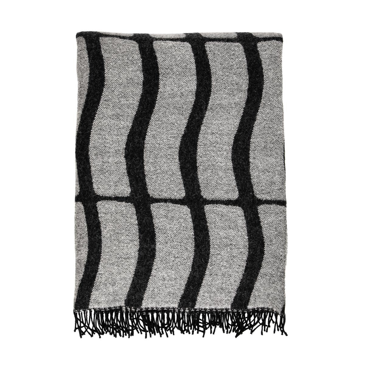 Blanket, Maius, black, 130 x 170 cm