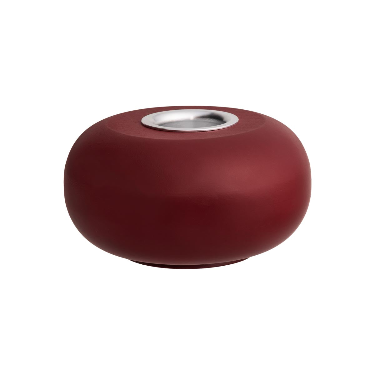 Pikkunappi candleholder, plum red