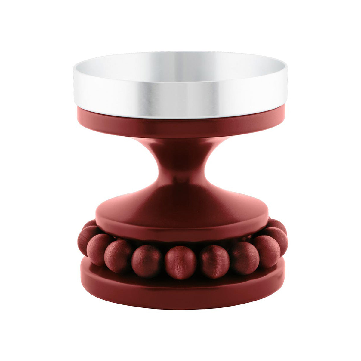 Ruustinna candleholder, plum red