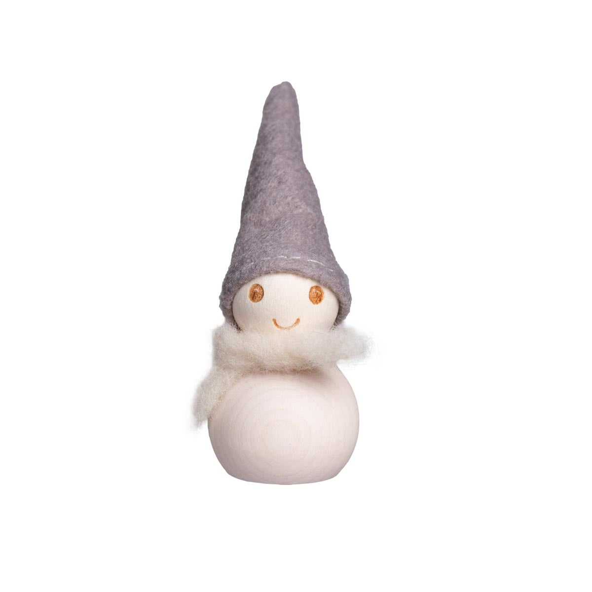 Frost elf magnets, 4 pcs, ecru